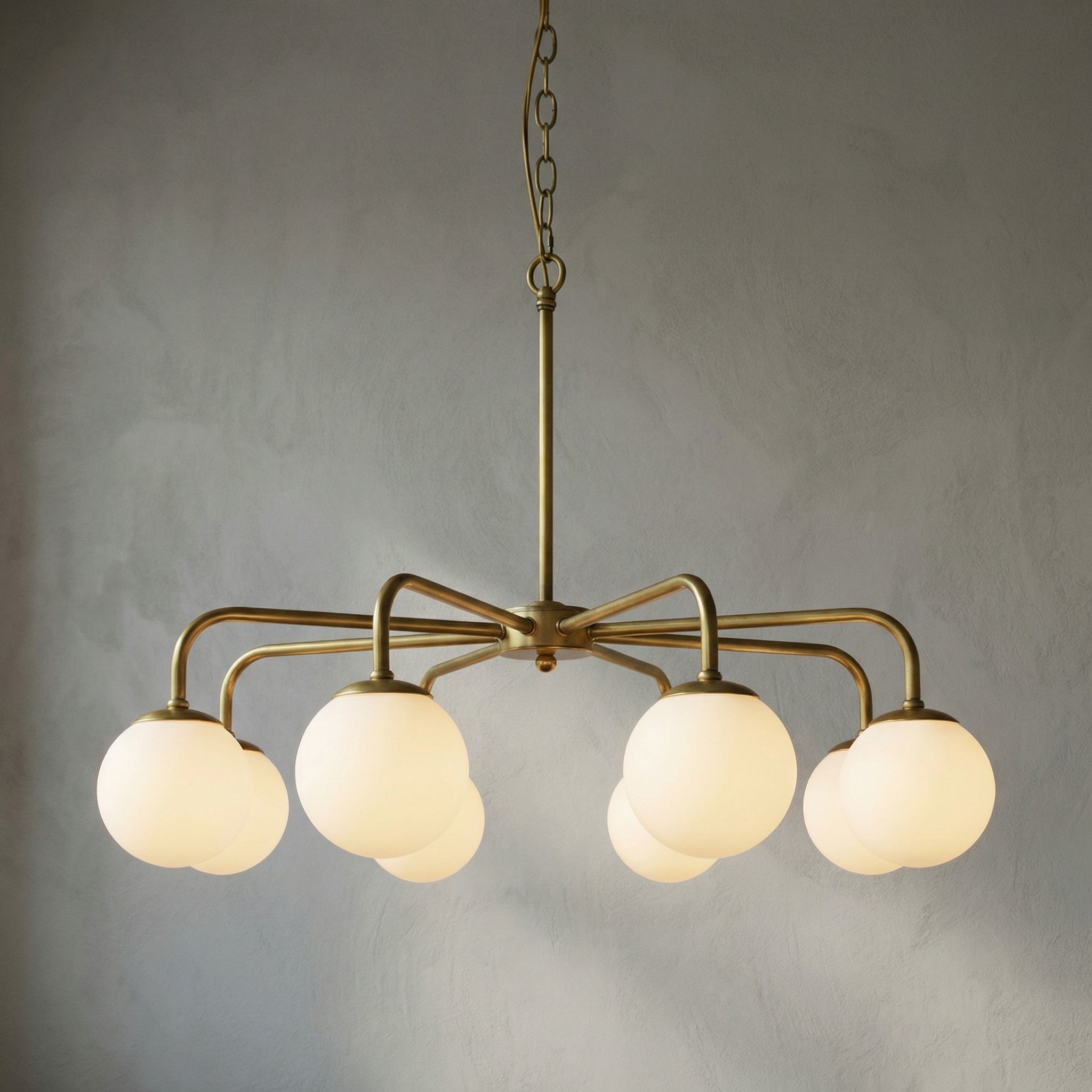 Larenta 8 Light 28 inch Antique Brass Chandelier Ceiling Light