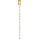 Sean Lavin Collier LED Natural Brass ADA Wall Sconce Wall Light, Integrated LED