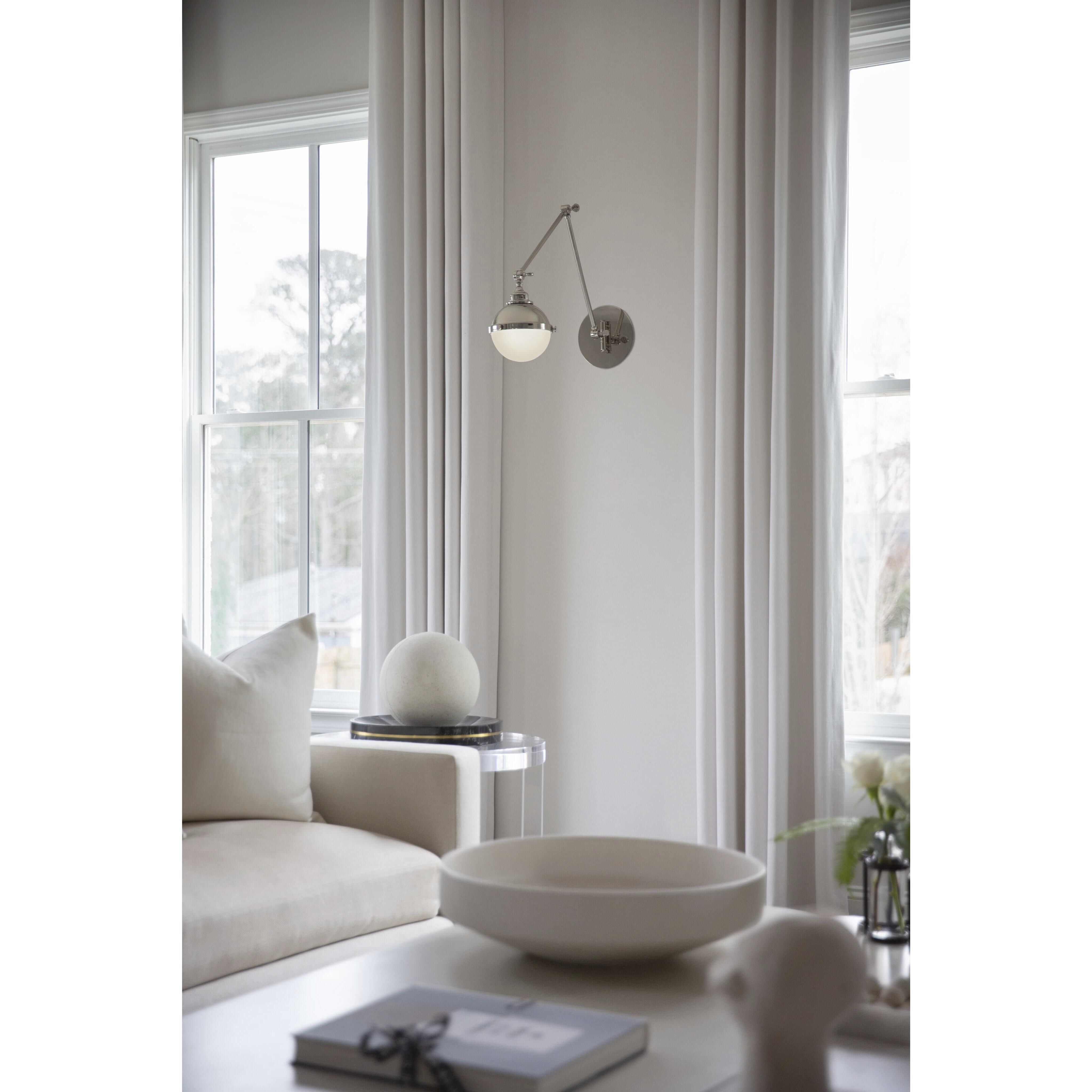 Fletcher 1 Light 7 inch Polished Nickel Indoor Wall Sconce Wall Light