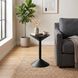 Naomi 25 X 16 inch Matte Black Side Table