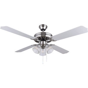 Chatea Ii 52 inch Brushed Pewter Indoor Ceiling Fan