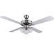 Chatea Ii 52 inch Brushed Pewter Indoor Ceiling Fan