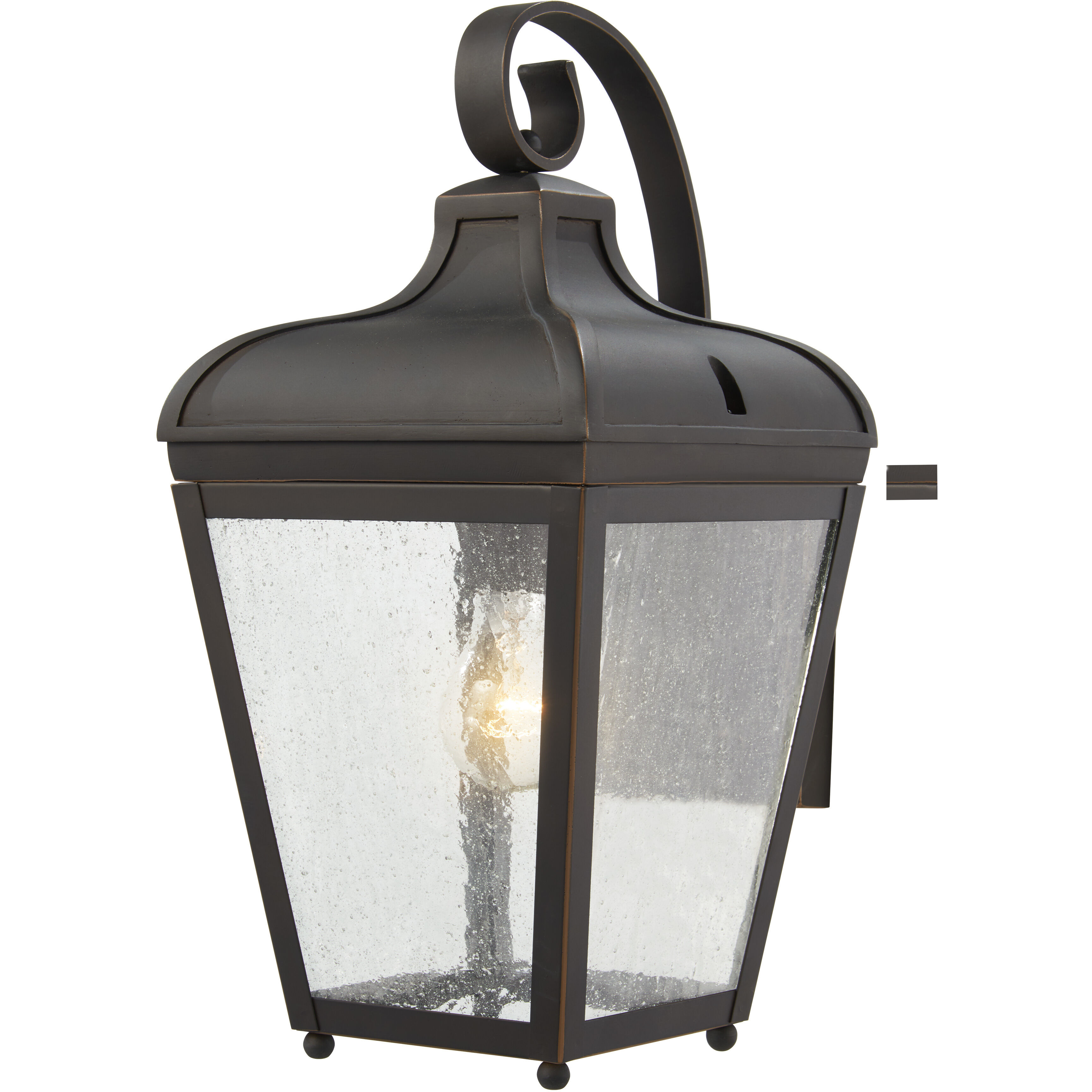 Marquee 1 Light 16 inch Oil Rubbed Bronze/Gold Outdoor Wall Mount, Great Outdoors