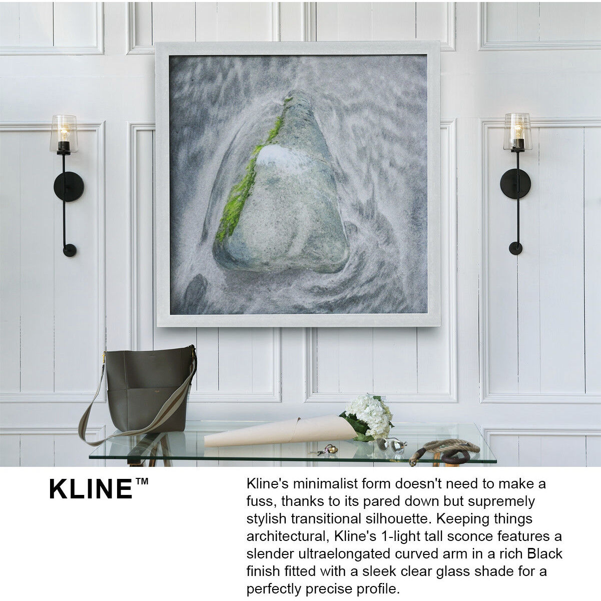 Kline LED 6.75 inch Chrome Bath Light Wall Light