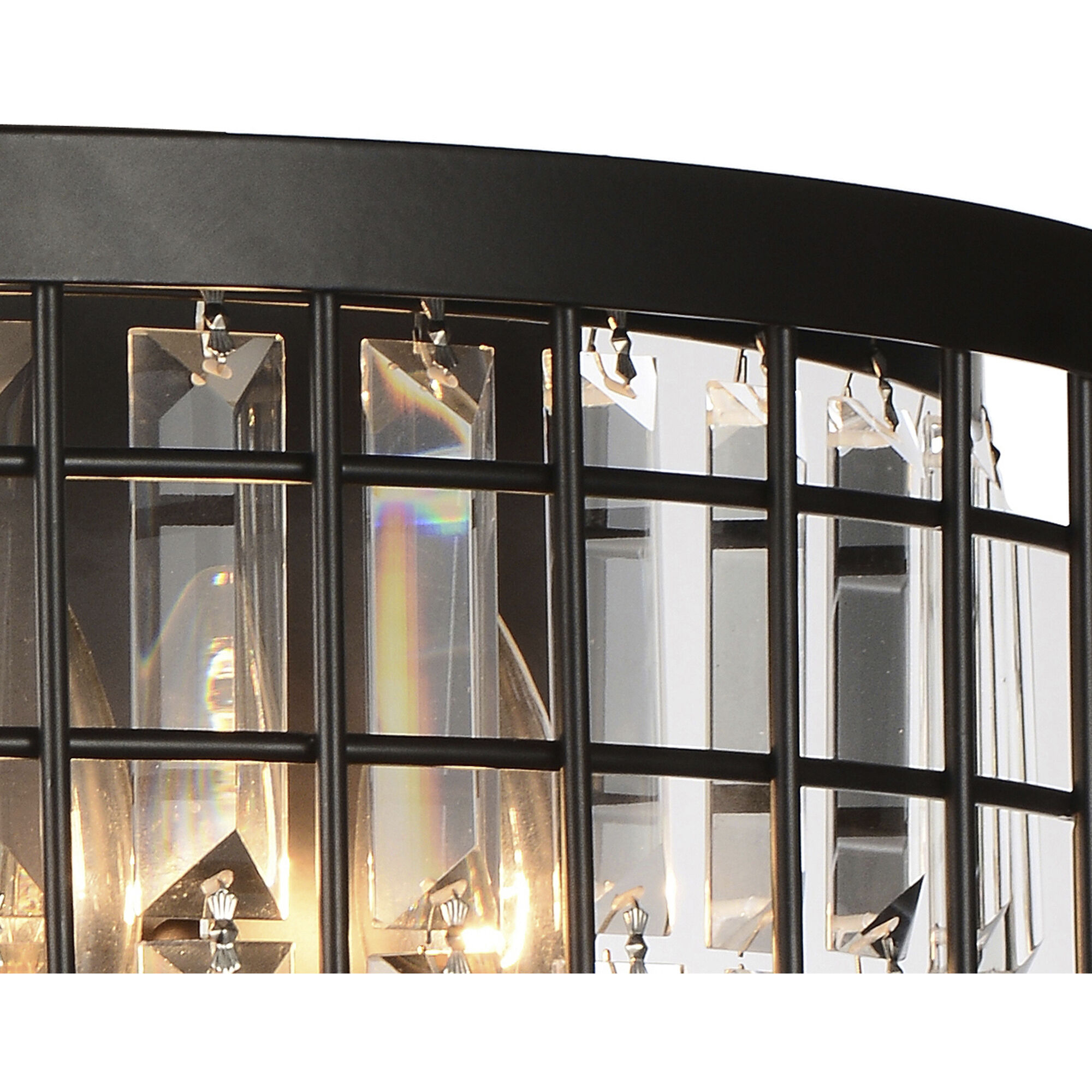 Meghna 3 Light 16 inch Brown Wall Light