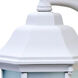 Craftsman 2 1 Light 13 inch Textured White Exterior Wall Mount in Frost