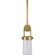 Wynwood Pendant Ceiling Light in Vintage Brass