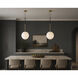Vesper 1 Light 11.75 inch Satin Brass and Black Single Pendant Ceiling Light