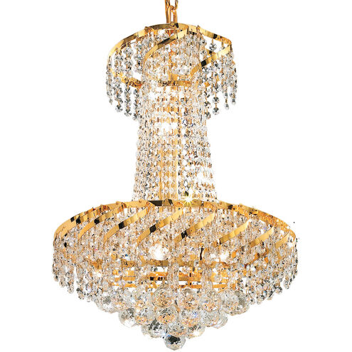 Belenus 6 Light 18 inch Gold Dining Chandelier Ceiling Light in Royal Cut