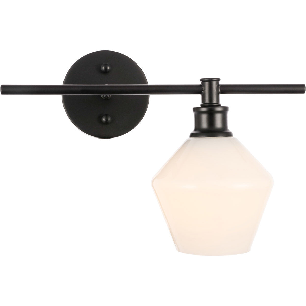 Gene 1 Light 14.7 inch Black Wall sconce Wall Light, Right
