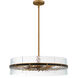 Reagan 6 Light 24 inch Matte Black Pendant Ceiling Light, Large
