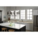 Adeena 8 Light 20.75 inch Black Chandelier Ceiling Light