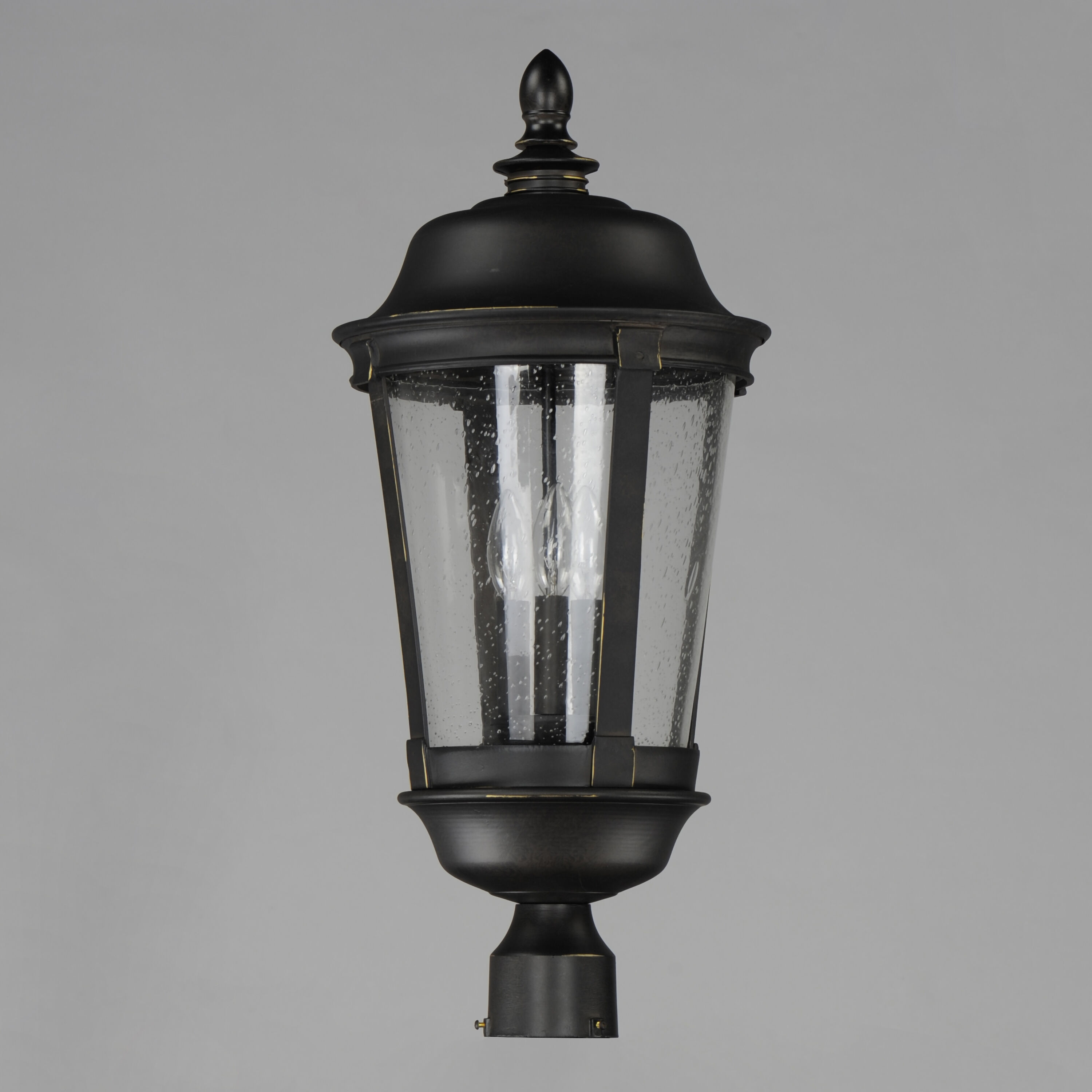 Dover VX 3 Light 25.5 inch Bronze Outdoor Pole/Post Lantern
