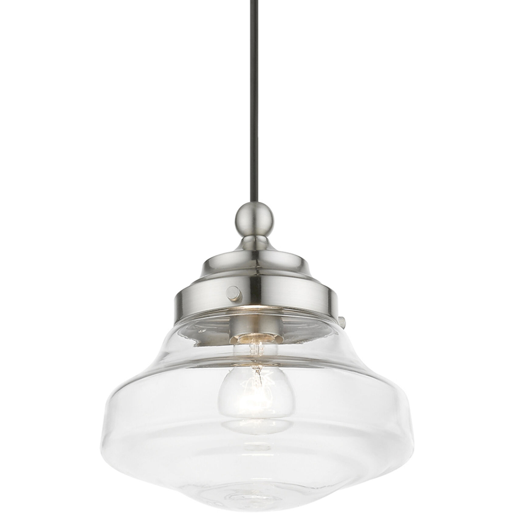 Avondale 1 Light 9 inch Brushed Nickel Mini Pendant Ceiling Light