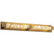 Terra 2 Light 34 inch Aged Brass Vanity Bath Light Wall Light