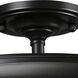 Sonna 3 Light 15.5 inch Bronze Semi Flush Mount Ceiling Light