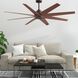 Atlas Ariella 64 inch Textured Bronze with Walnut Tone Blades Ceiling Fan