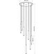 Forest LED 18 inch Modern Gold Chandelier Ceiling Light