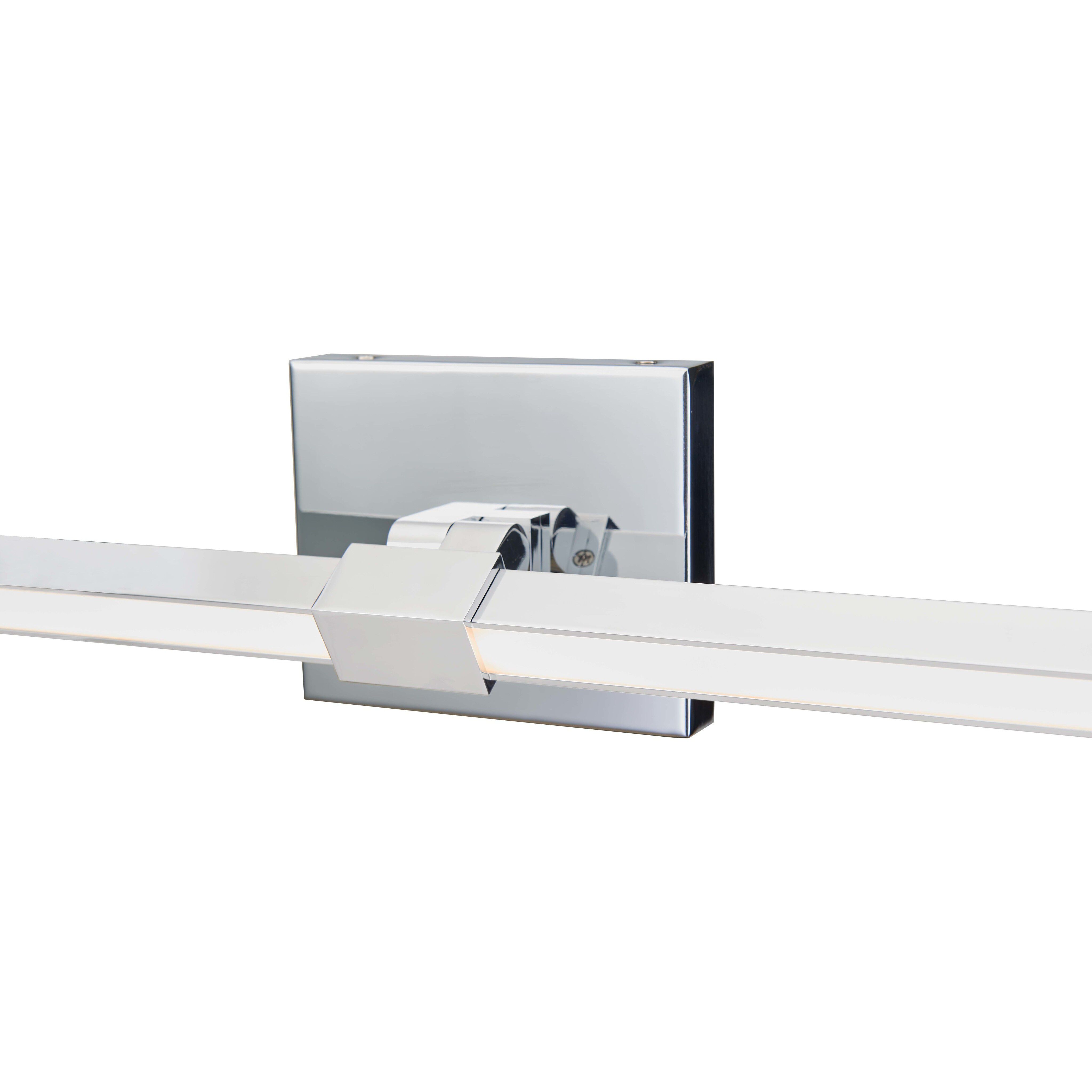 Epee LED 58.1 inch Chrome Bath Vanity Light Wall Light