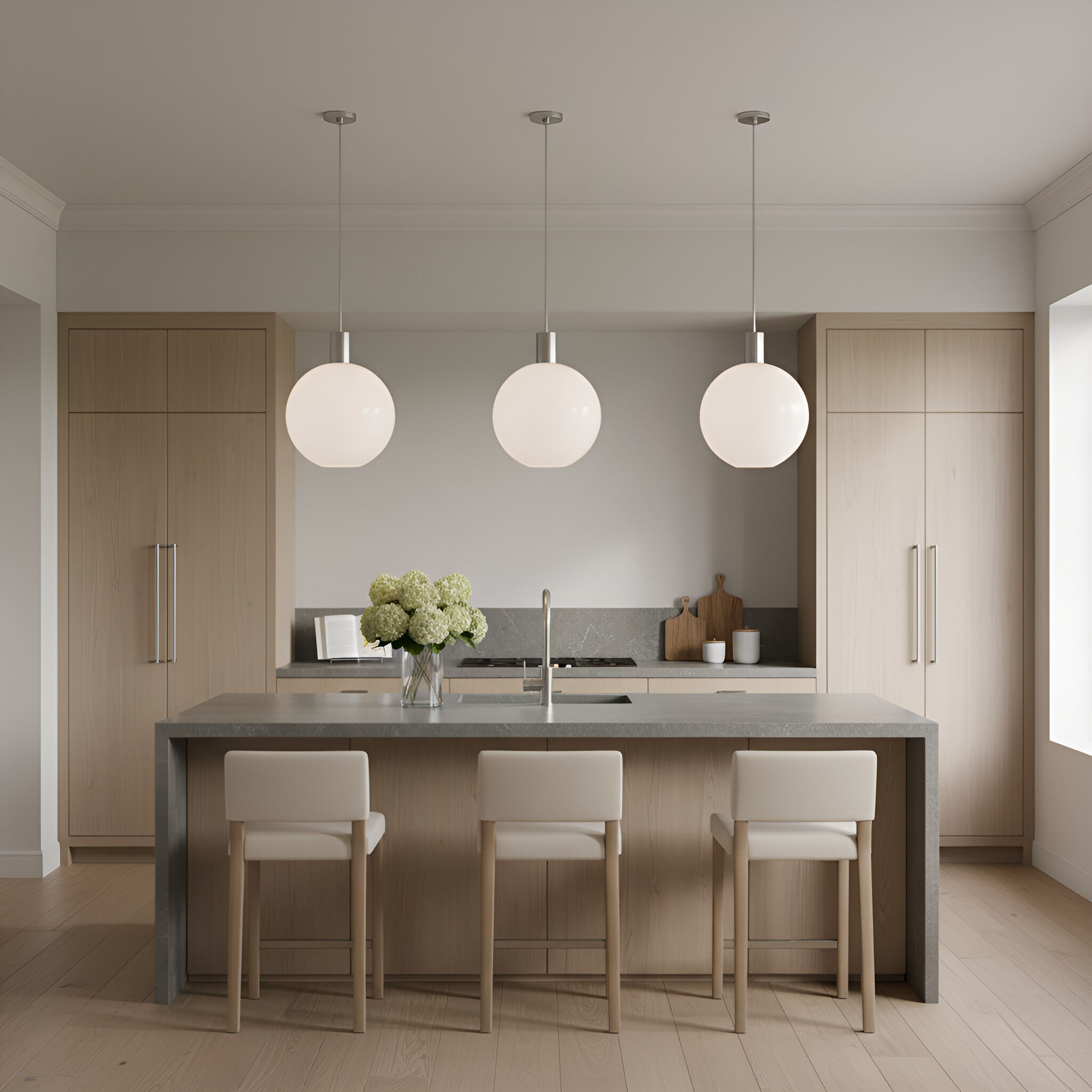 Drew & Jonathan Colewood 1 Light 15.5 inch Brushed Nickel Pendant Ceiling Light, Medium