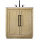 Chase 30 X 34 inch Linen Oak Bathroom Vanity Cabinet