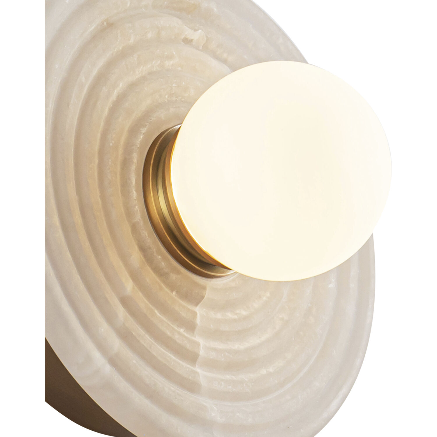 Dahlia Wall/Vanity Light Wall Light in Vintage Brass