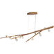 Canada LED 18 inch Gold LED Chandelier Ceiling Light