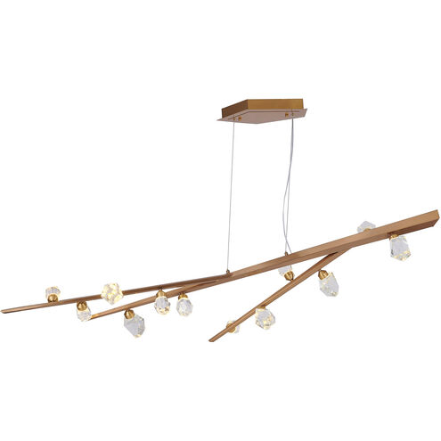 Canada LED 18 inch Gold LED Chandelier Ceiling Light