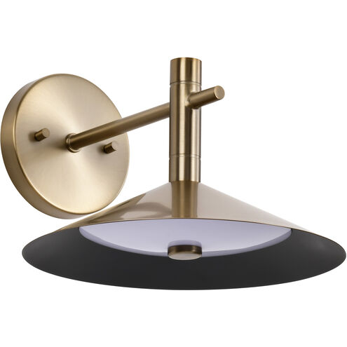 Corrine LED 9.88 inch Burnished Brass Vanity Light Wall Light