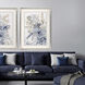 Royal Blue Blue and Brown Framed Art