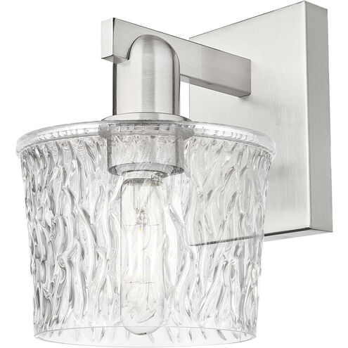 Arcadia Niagara Armed Sconce Wall Light in Brushed Satin Nickel