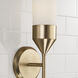 Devon 1 Light 5 inch Matte Brass Sconce Wall Light
