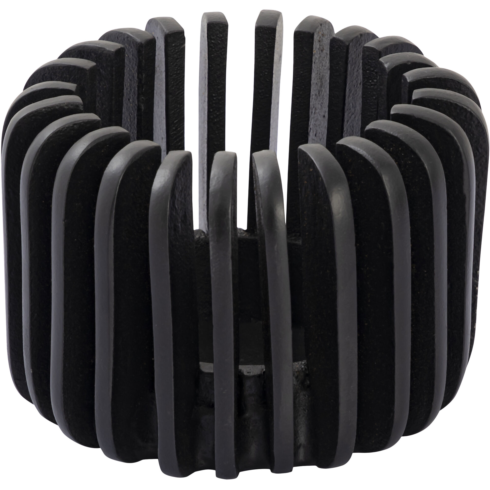 Louver 6.5 X 5 inch Candleholder in Black
