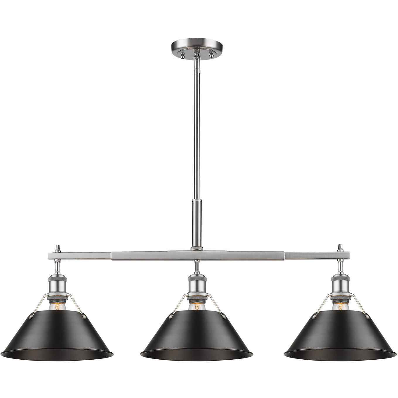 Yep Orwell Island Light Ceiling Light in Pewter, Matte Black