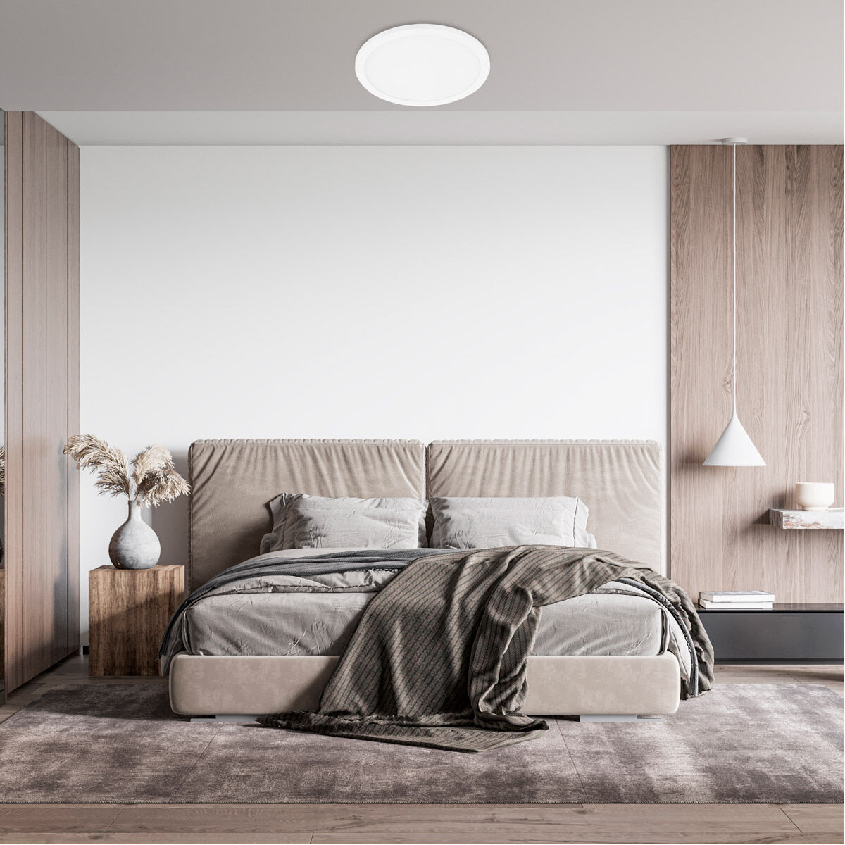 Trago 12 LED 11.81 inch White Flush Mount Ceiling Light