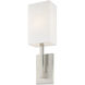 Hayworth 1 Light 6 inch Brushed Nickel ADA ADA Wall Sconce Wall Light