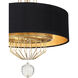 Grandeur 6 Light 24 inch Aged Antique Brass Pendant Ceiling Light
