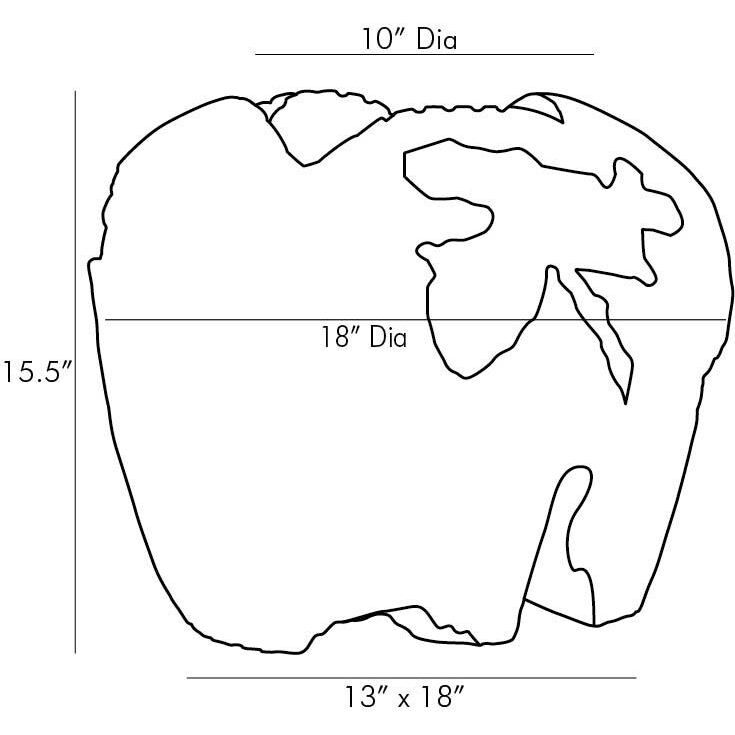 Ulani Ebony Centerpiece, Large