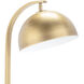 Otto 20.5 inch 40.00 watt Natural Brass Task Lamp Portable Light, Desk Lamp