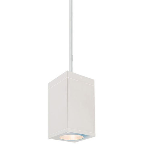 Cube Arch LED 5 inch White Outdoor Pendant in Spot, 85, 2700K