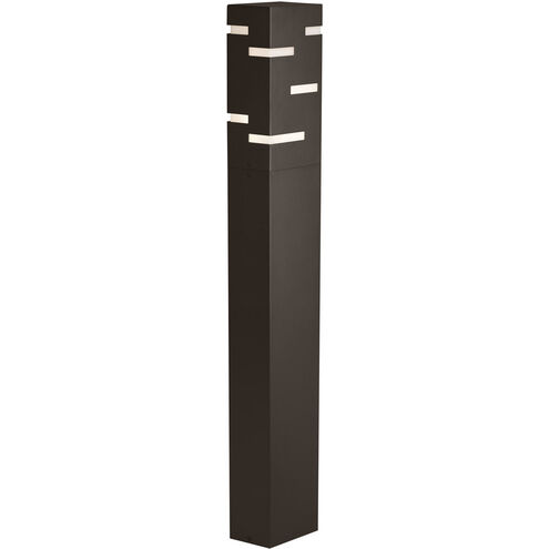 Sean Lavin Revel 120 18.9 watt Bronze Outdoor Bollard in LED 80 CRI 4000K, Button Photocontrol, In-Line Fuse, Integrated LED