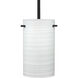 Tamburo 5 LED Black Stem Pendant Ceiling Light