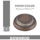 Aire Mossoro Walnut Down Rod in 36