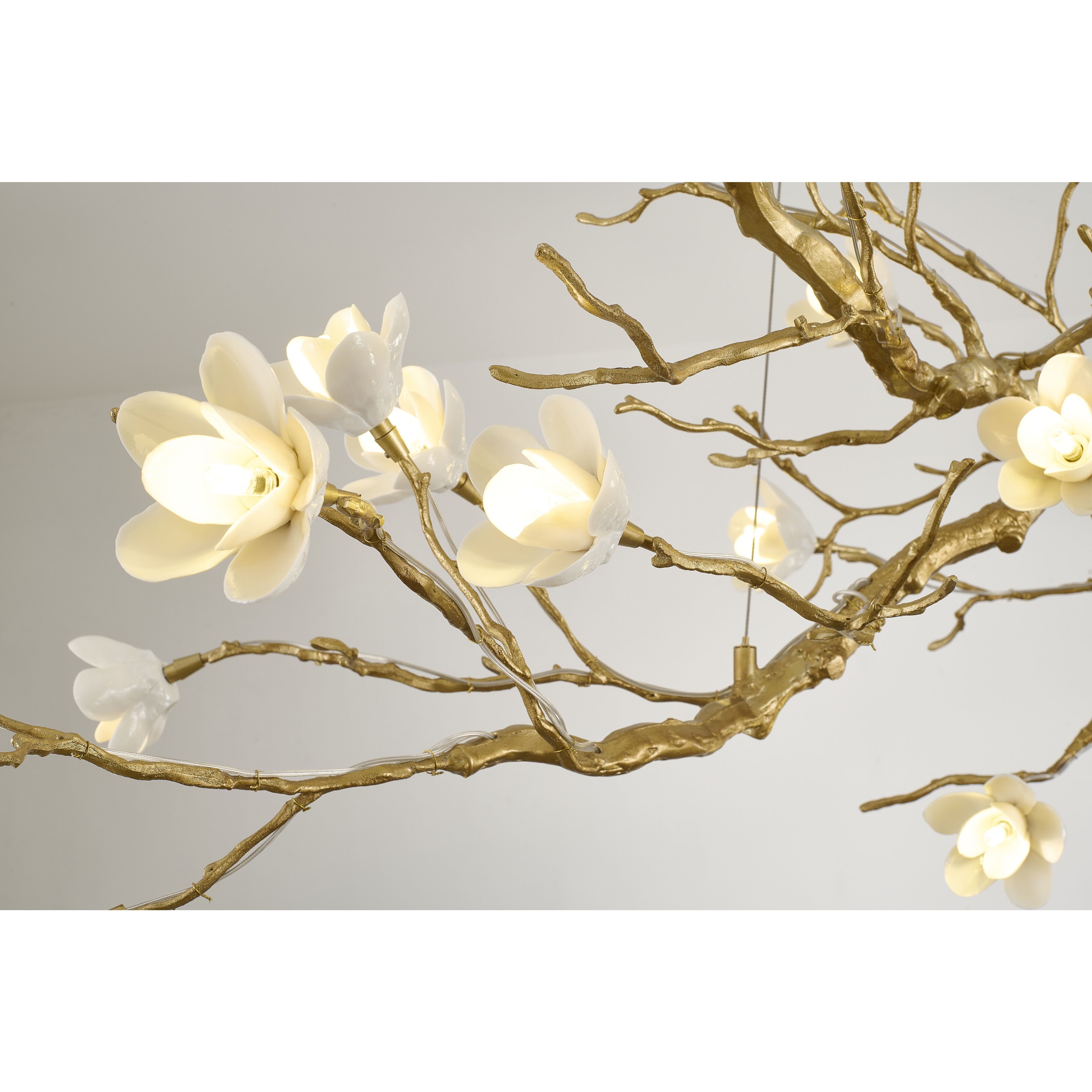 CC Series 18 Light 23.62 inch Brass Chandelier Ceiling Light