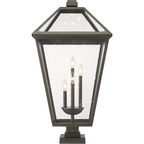 Talbot 4 Light 36.75 inch Oil Rubbed Bronze Outdoor Pier Mounted Fixture