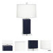 Small Harvey 19.13 inch 60 watt Matte Midnight Blue Accent Lamp Portable Light