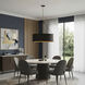 Cannery 5 Light 28 inch Dark Bronze and French Gold Pendant Ceiling Light