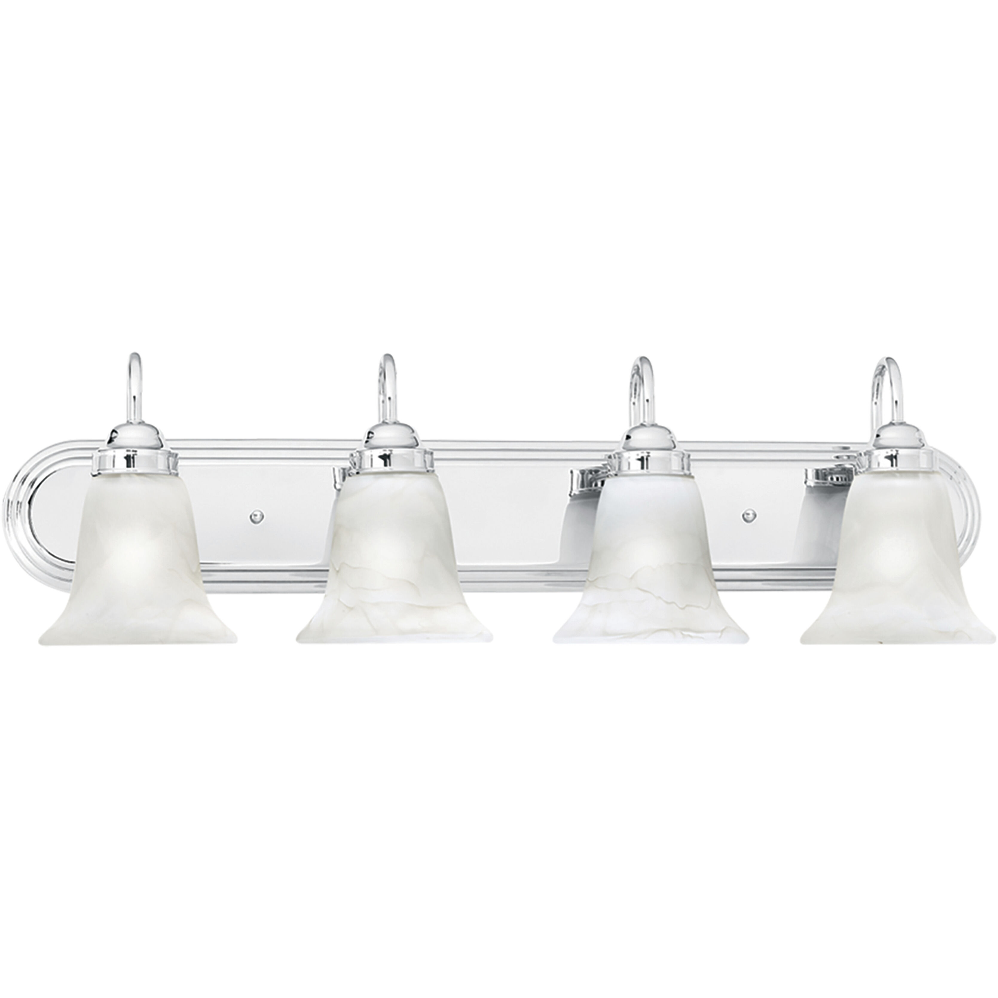 Homestead 4 Light 30 inch Chrome Vanity Light Wall Light