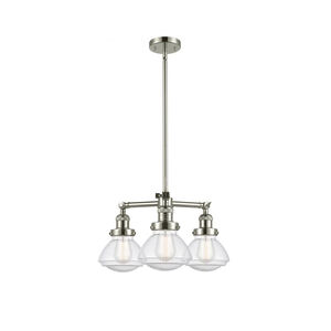 Franklin Restoration Olean 3 Light 18.75 inch Chandelier