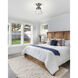 Vaughn 1 Light 10.5 inch Chrome Flush Mount Ceiling Light